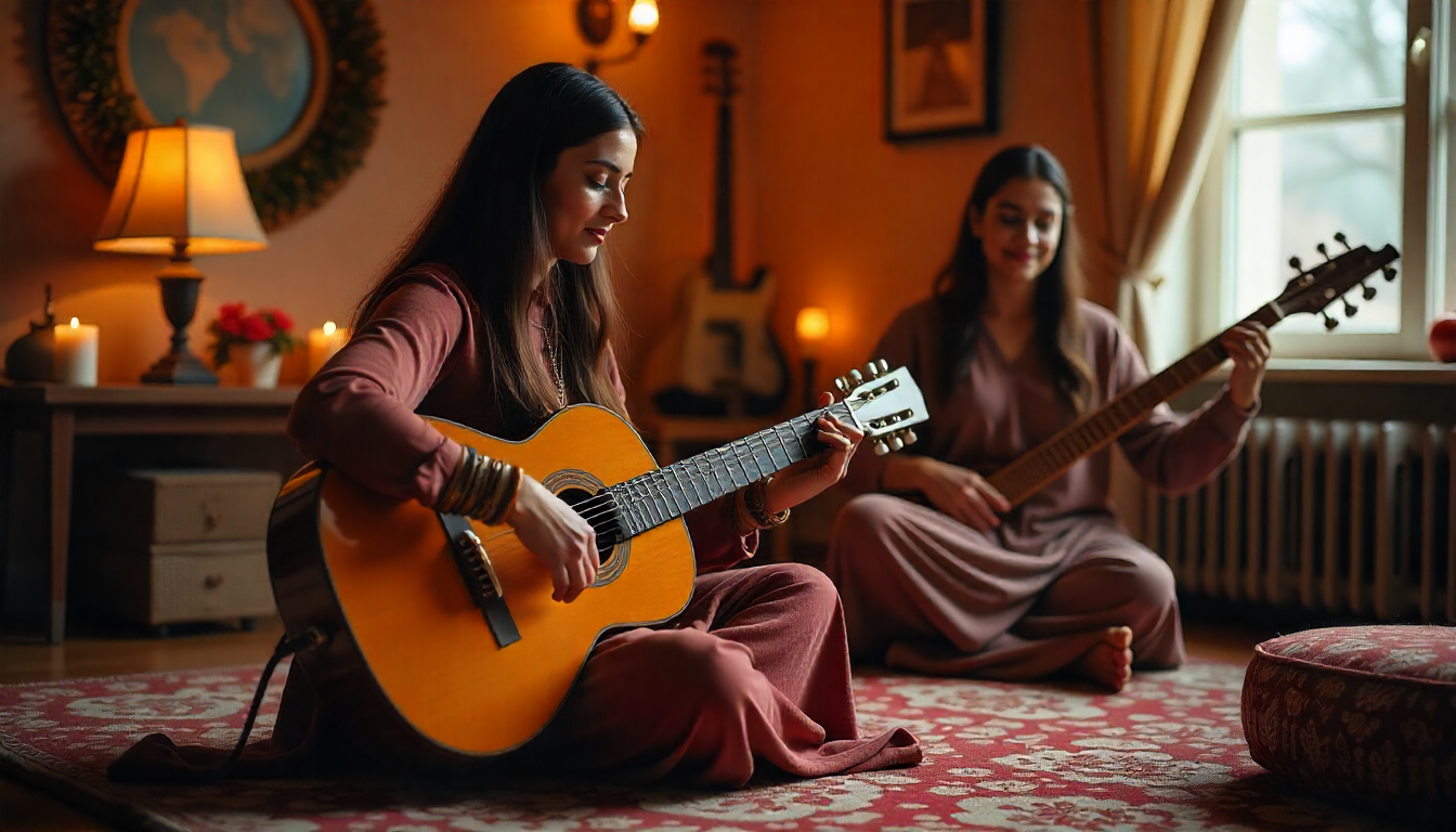 JUAREZ Engineered Wood Acoustic Guitar