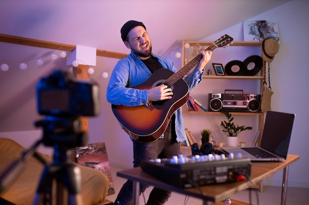 best budget video setup for recording acoustic guitar at home